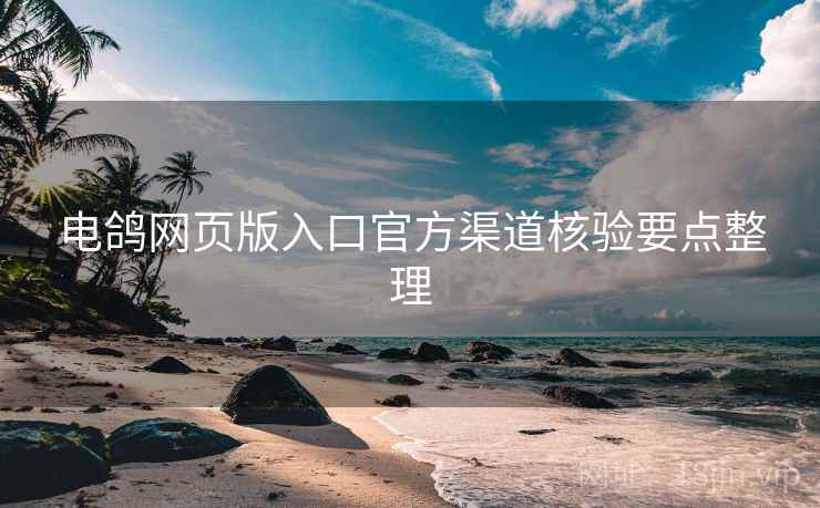 电鸽网页版入口官方渠道核验要点整理