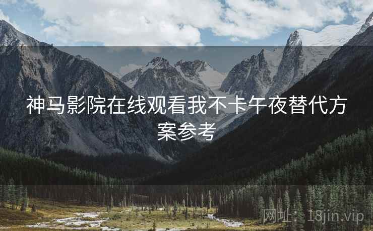 神马影院在线观看我不卡午夜替代方案参考