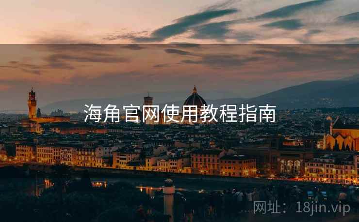 海角官网使用教程指南